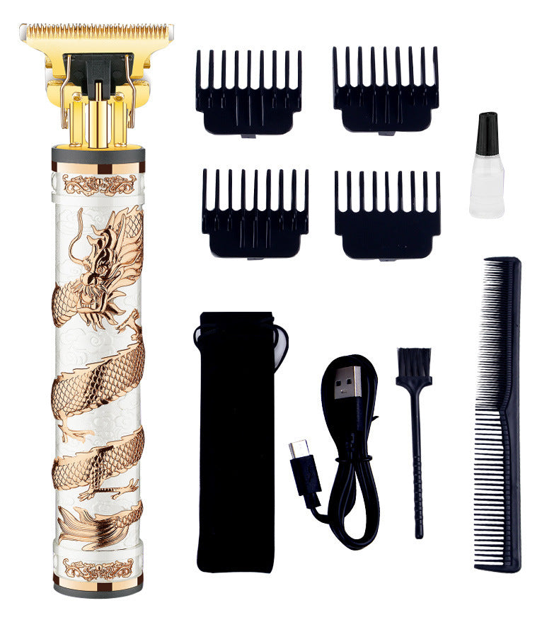 HIENA Panlong Hair Clipper Buddha Head Dragon And Phoenix Haircut Push Set T9 Hair Scissors Cross-border Hair Cutting Knife Oil Head Clippers
