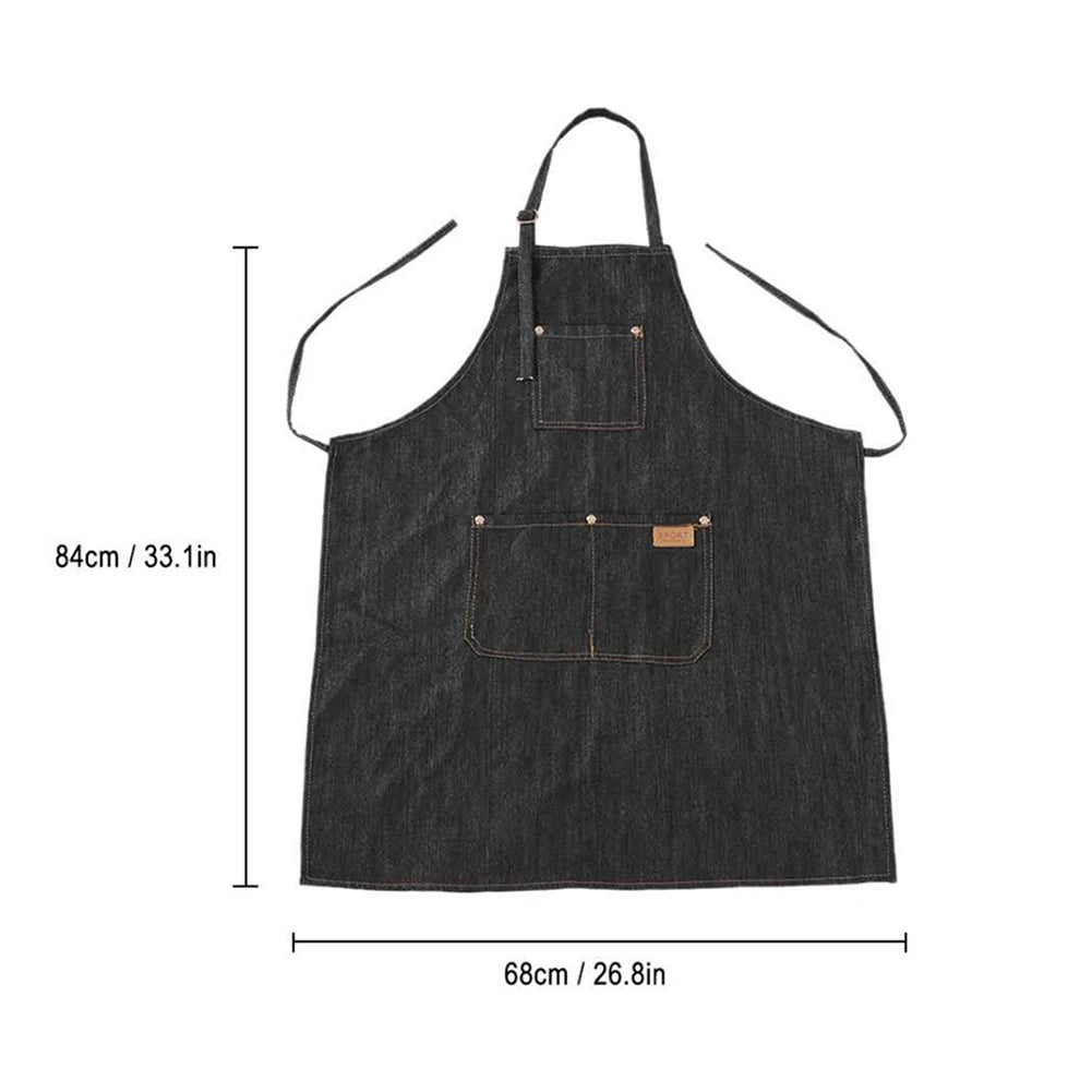 Hair Dresser for Salon Apron Hairdressing Cape Hair Cloth Cutting Dyeing Cape for Barber Shop Black Jean Styling Tools Hairdress