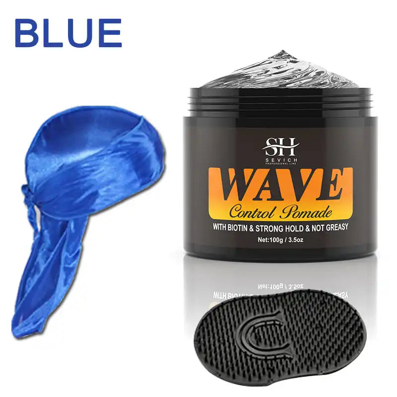 Edge Control Hair Gel Wavy Frizz Control Gelatin For Curly Hair Anti-Hair Loss Pomade Hair Styling Nourishing Wax For Hair Man