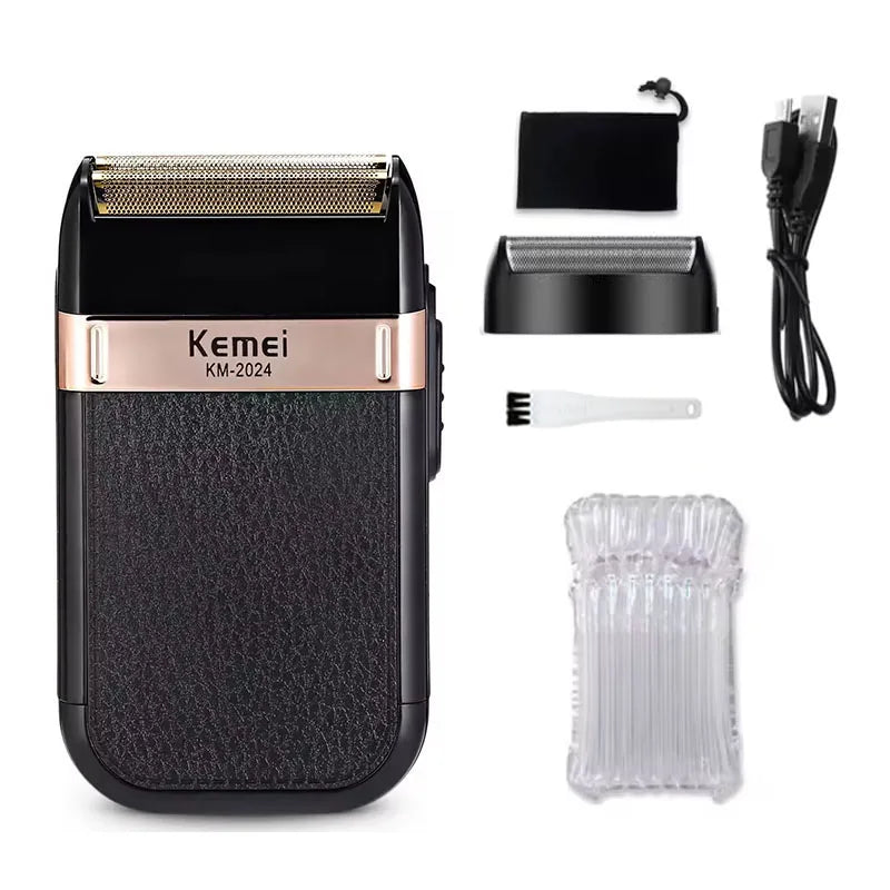 Kemei Rechargeable Hair Clippers Cordless Barber Easily Trimmer Bald Head Washable Electric Beard Shaver For Men KM-2371 KM-2024