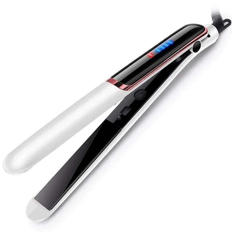 Professional Hair Straightener Ceramic Ionic Fast Heat-Up Hair Flat Iron Negative Ion Iron Lcd Display Hair Straightener