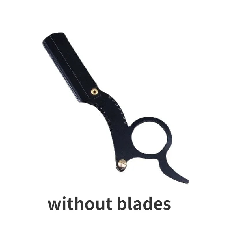 Barber Shaver Beauty Shaver Old Hair Retro Shaving scraper Blade holder blade ring manual razors for shaving men