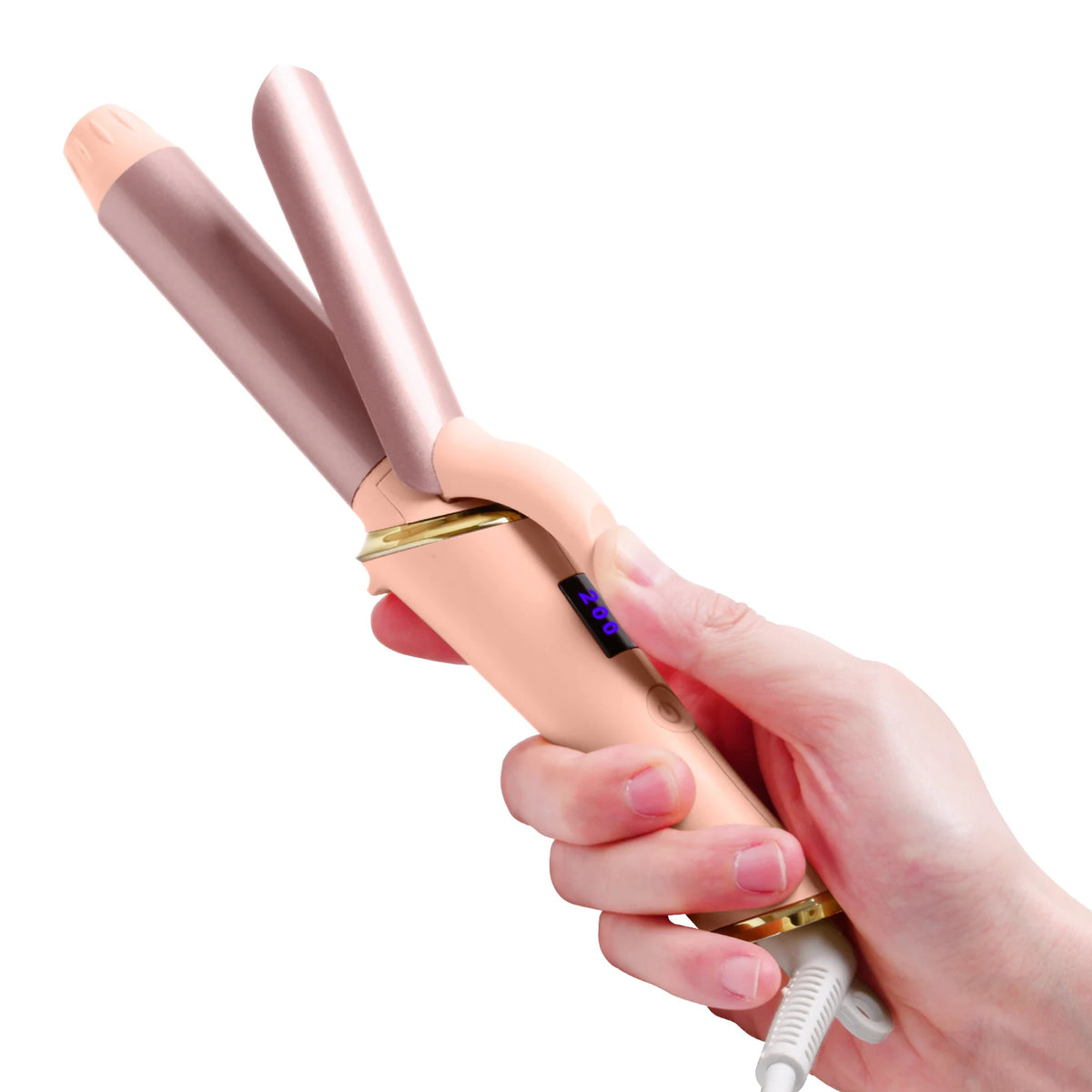 Mini Curling Iron Ceramic Hair Curler 25mm Small Curling Wand Portable Travel Hair Waver Iron Styling Tools for Short Hair