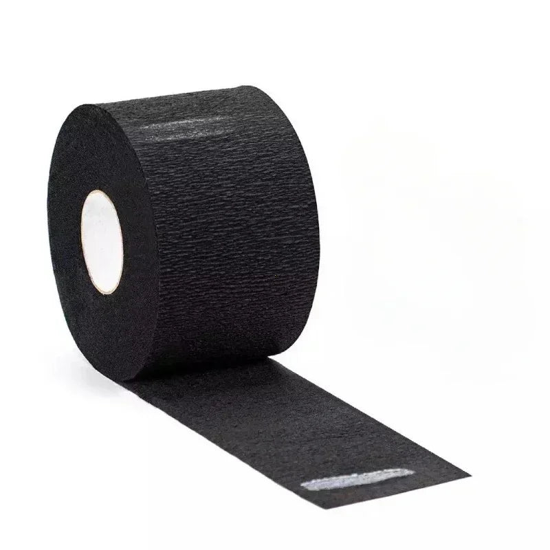 1 Roll/Pack Hair Cutting Accessory Neck Paper Adjustable Barber Dedicated Salon Hairdressing White Black Neck Strips