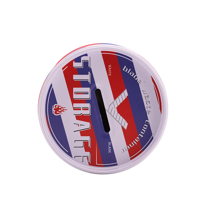 Barber Blade Recycling Dispenser Box Razor Blade Disposal Case Trash Can Disposable Blade Recycling Bin Box Salon Accessories 