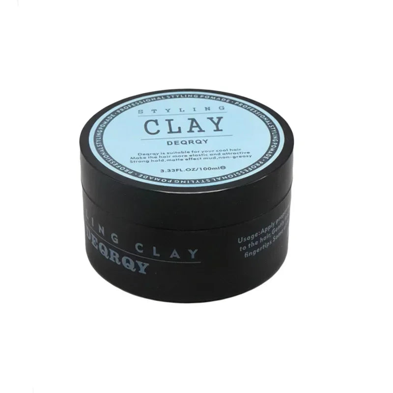 Fashion Matte Finished Styling Clay Daily Use Mens Hair Clay High Strong Hold Low Shine Hair Styling Wax Creme Hair Care