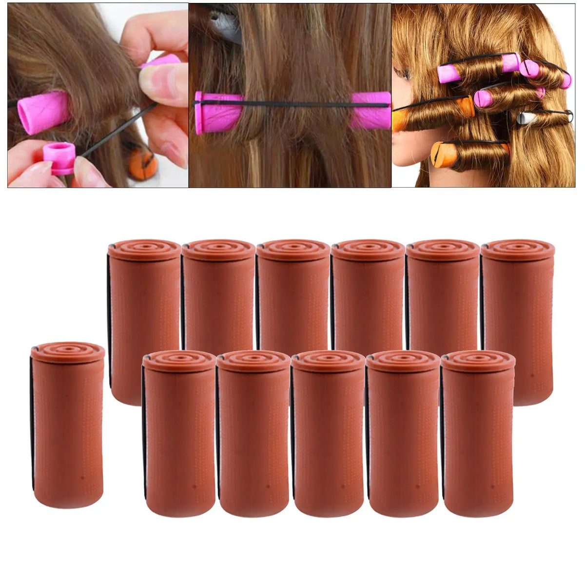 Perm Rodsing Hair No Non Small Medium Large Size Naturaly Wavy Rod Women Hair Styling Girls