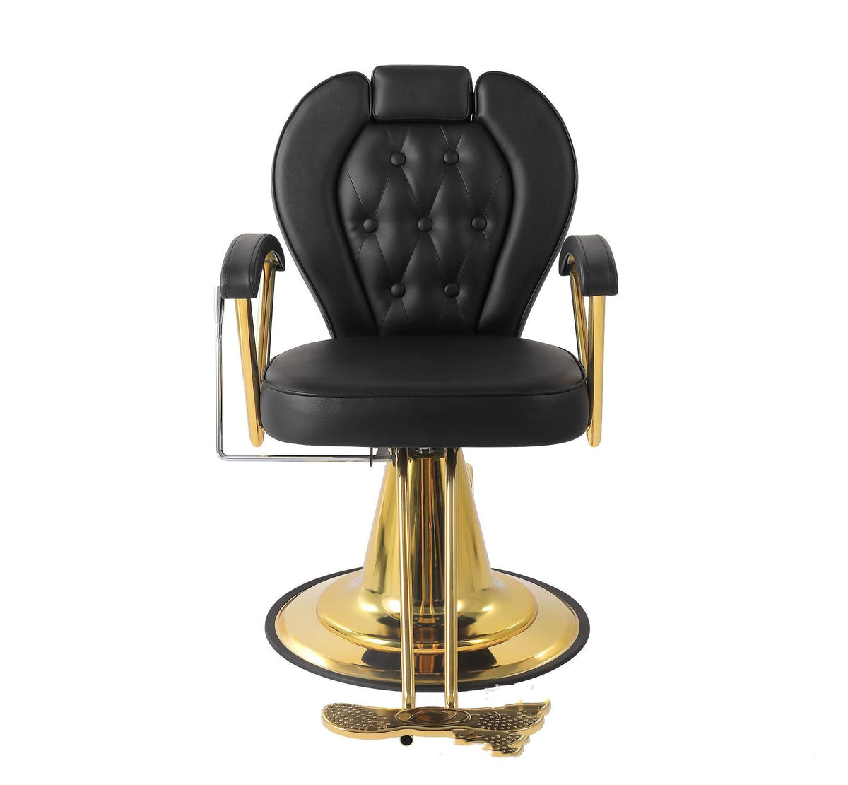 Comfortable Golden Hair Salon Chair