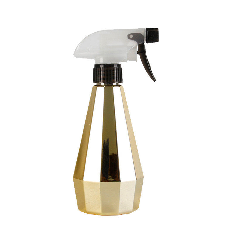 Barbershop Polygonal Electroplated Metal Watering Can Hairdressing Tools