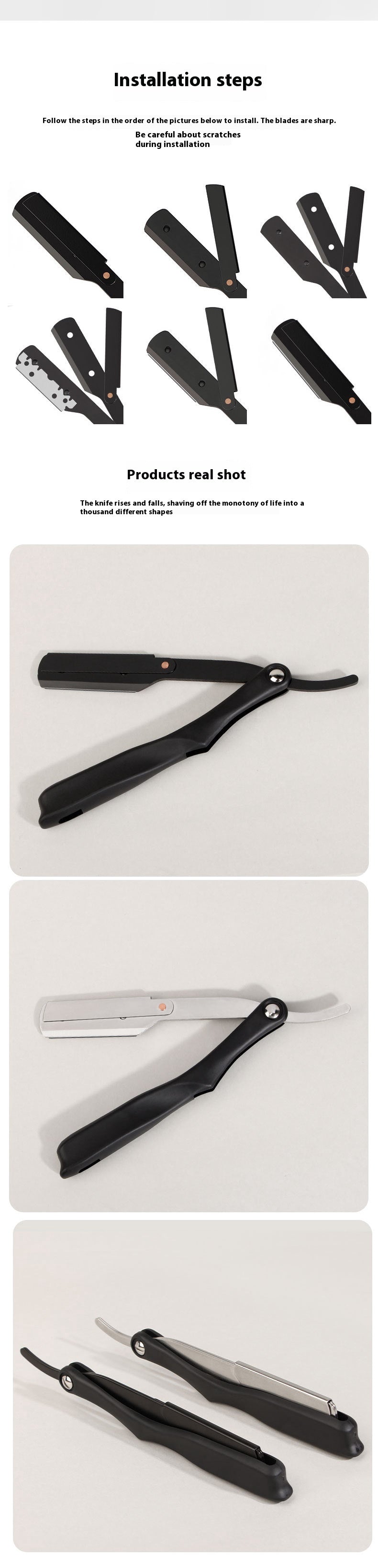 Men's Manual Shaver Face Shaving