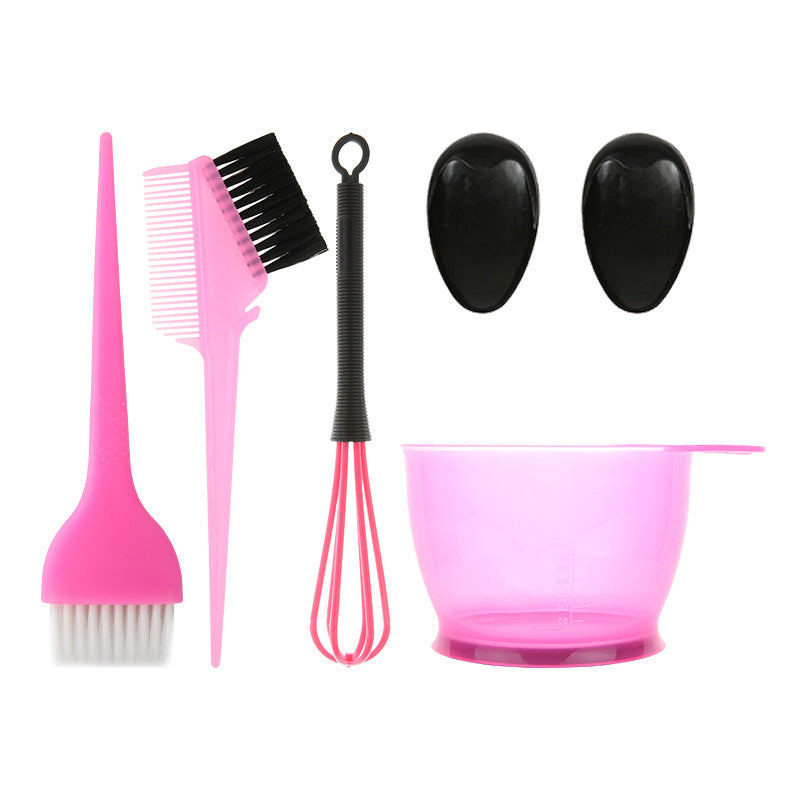 Salon professional hair coloring five-piece set