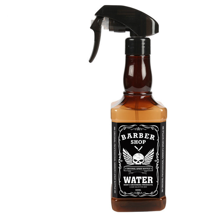Hair Salon Stylist Professional Haircut Fashion Whiskey Spray Bottle