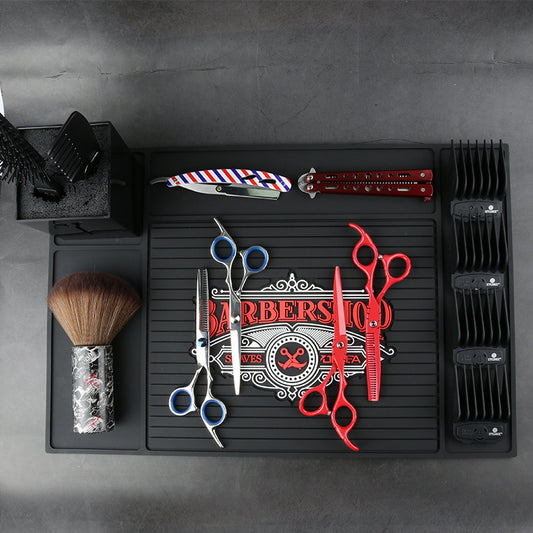 Printed Non slip Mat Salon Tool Storage
