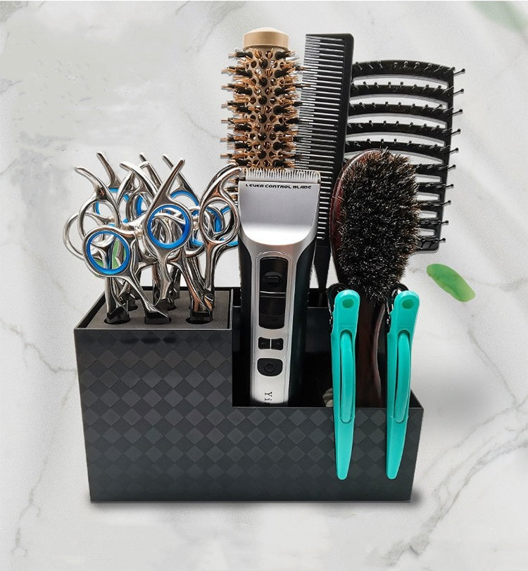 Hair Salon And Hairdressing Scissors Socket Flat Cut Storage Box