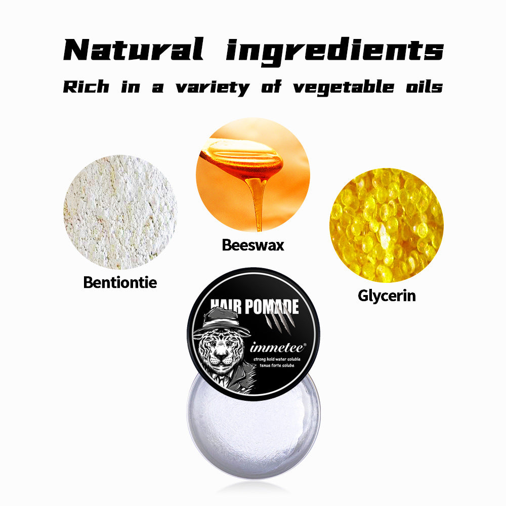 Color Fluffy Styling Hair Wax, Trendy Oily Hair Mud Hair Oil