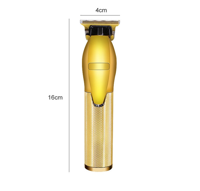 USB Rechargeable Golden Electric Hair Clippers New Buddha Head Hair Clipper