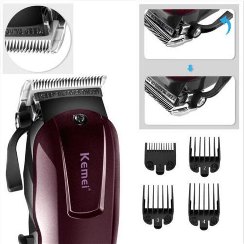 Kemei KM-2600 Professional Retro Oil Head Push