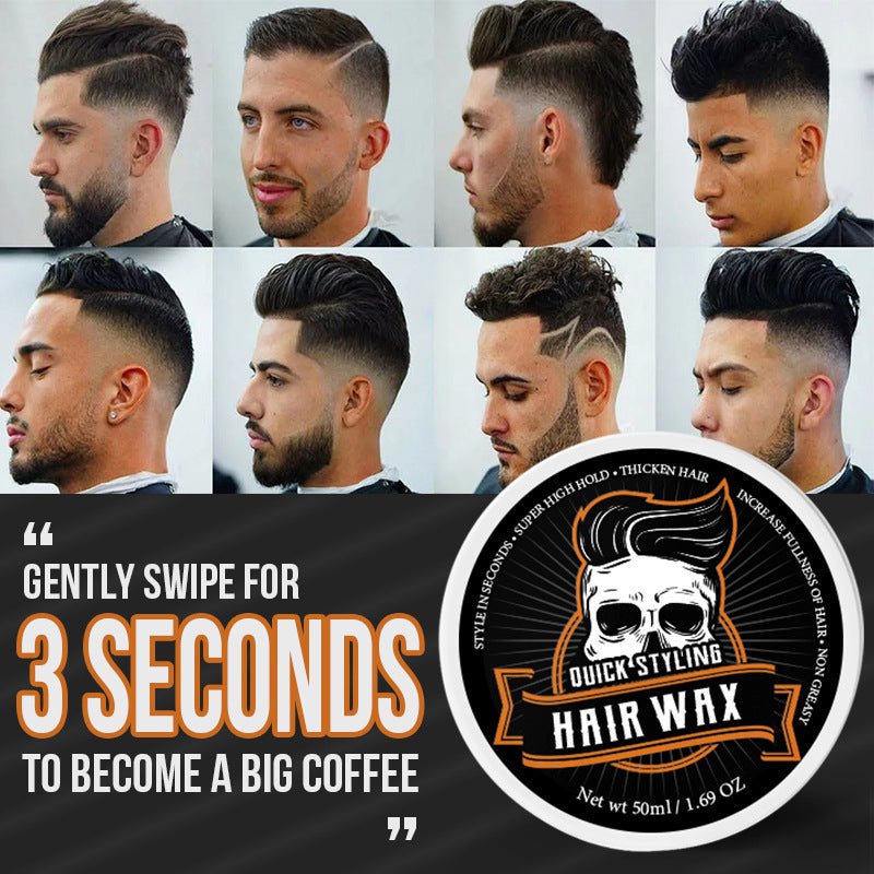 Skull American English Version Retro Hair Oil Wax Mud