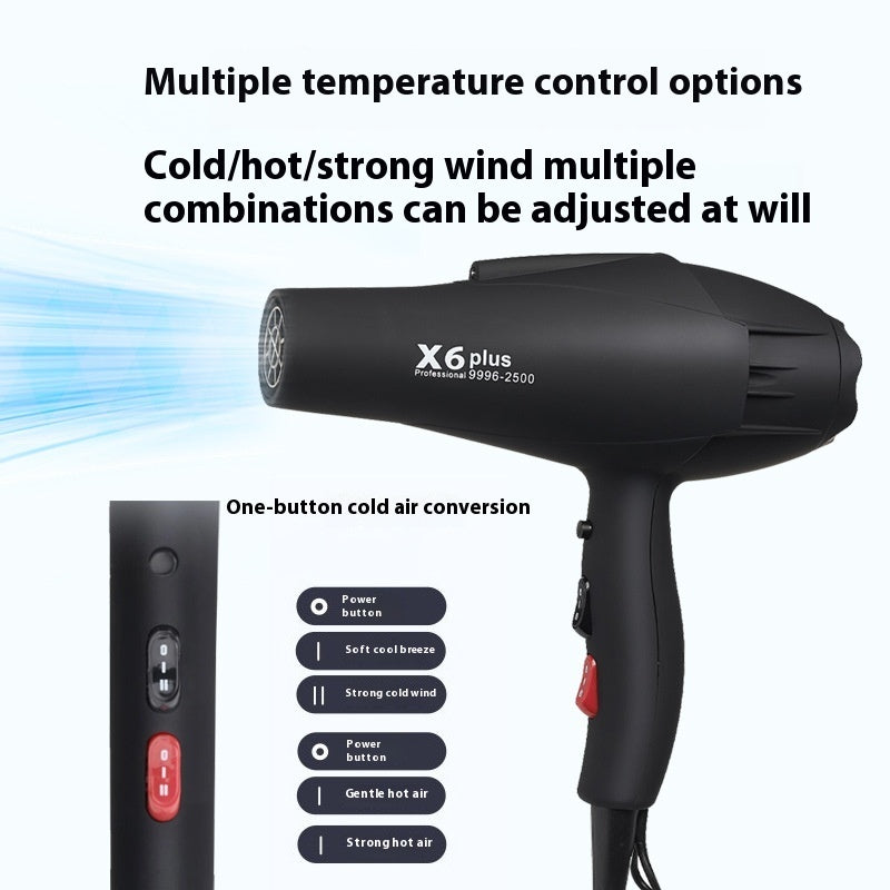 2500W High Power Hair Dryer Hair Salon Barber Shop Hairdressing