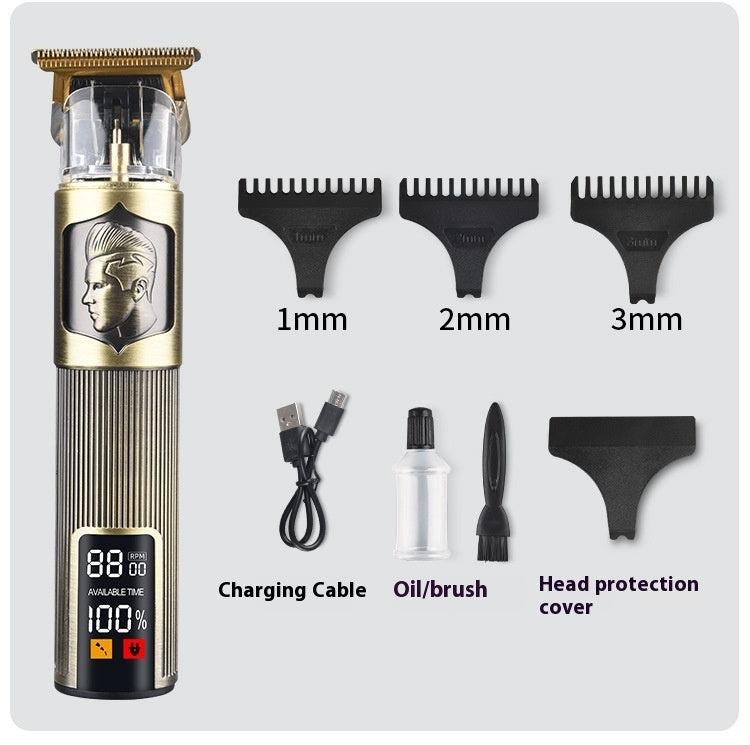 Electric Hair Clipper Style Shaper Retro Oil Head Universal Haircut