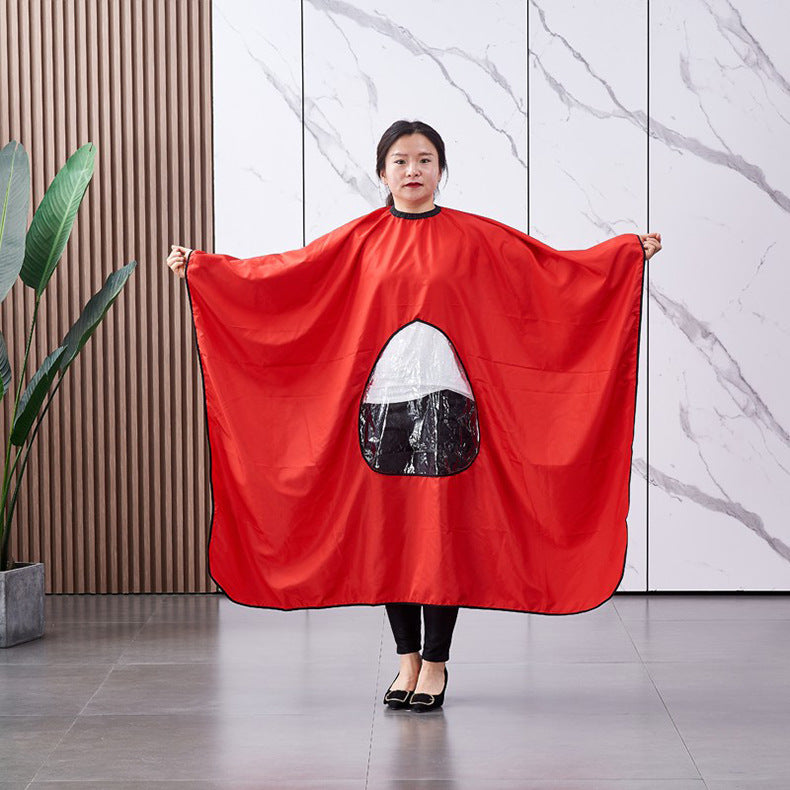 Hairdressing Supplies Shawl Visible Transparent Protection Cloth