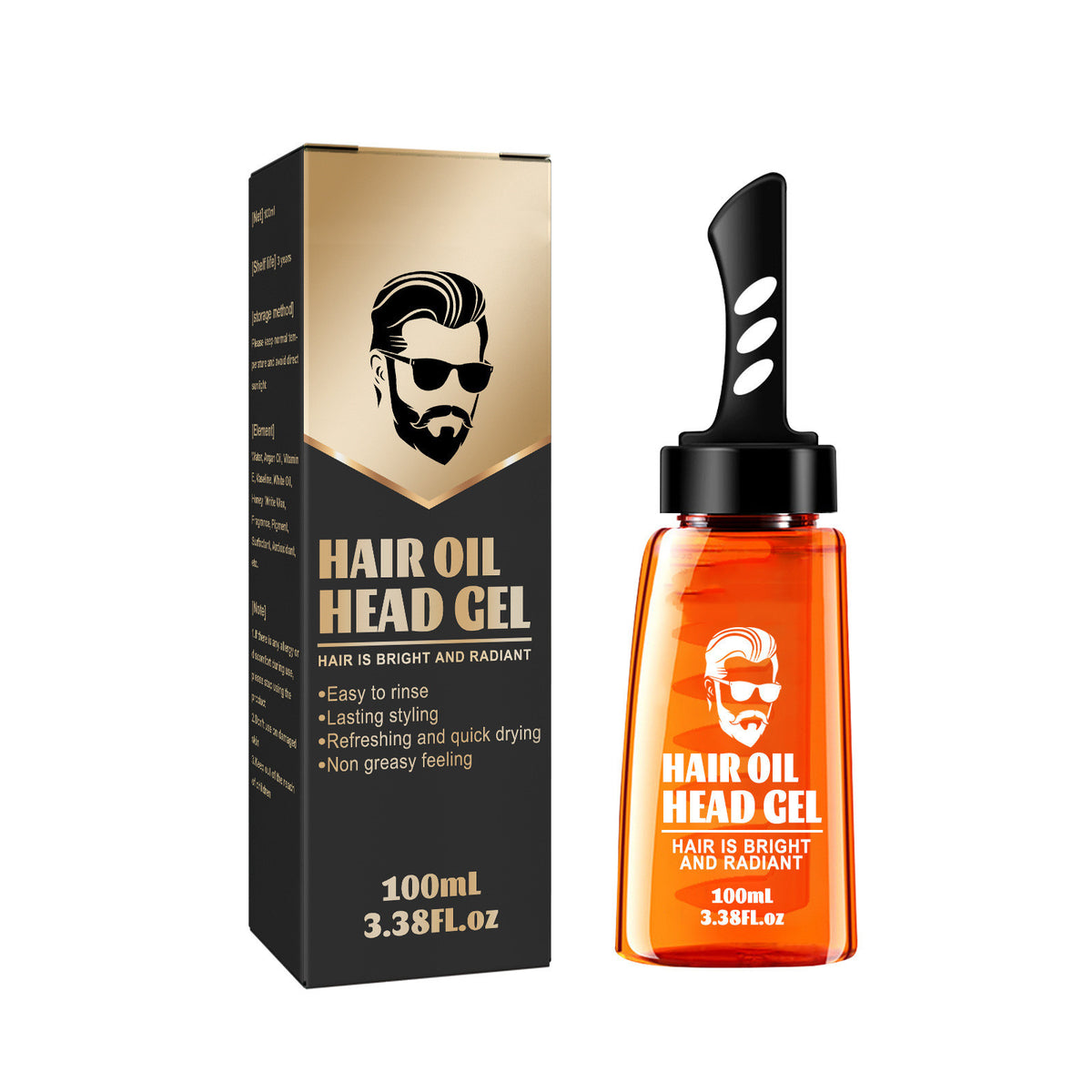 Men's Vintage Oil Hair Wax Modeling Moisturizing Lasting