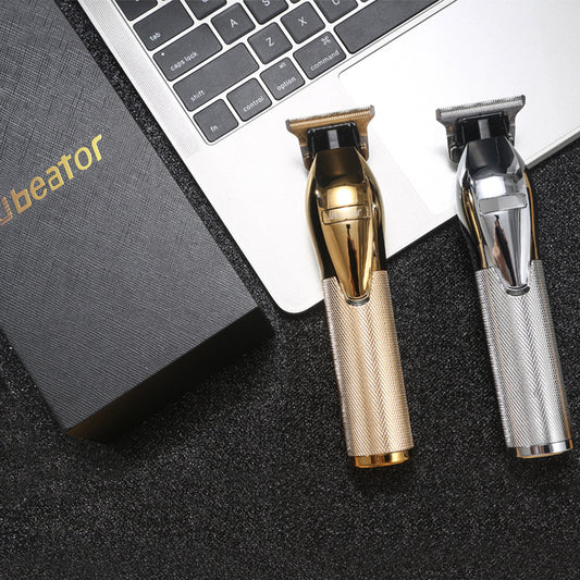 USB Rechargeable Golden Electric Hair Clippers New Buddha Head Hair Clipper