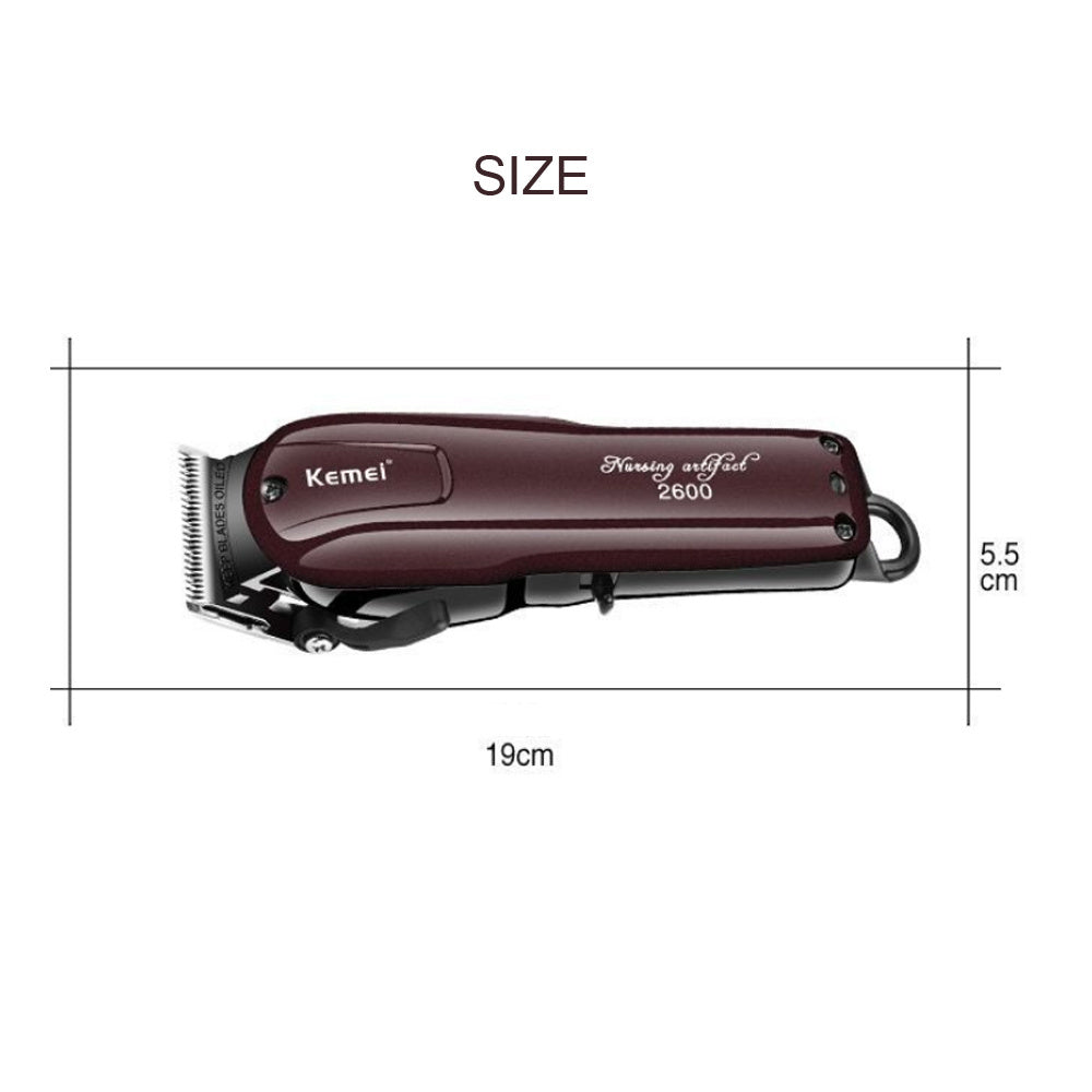 Kemei KM-2600 Professional Retro Oil Head Push
