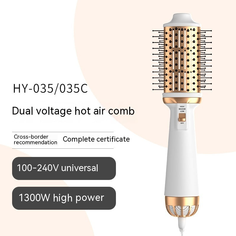 Straight Hair Anion Does Not Hurt Hair All-in-one Blowing Combs