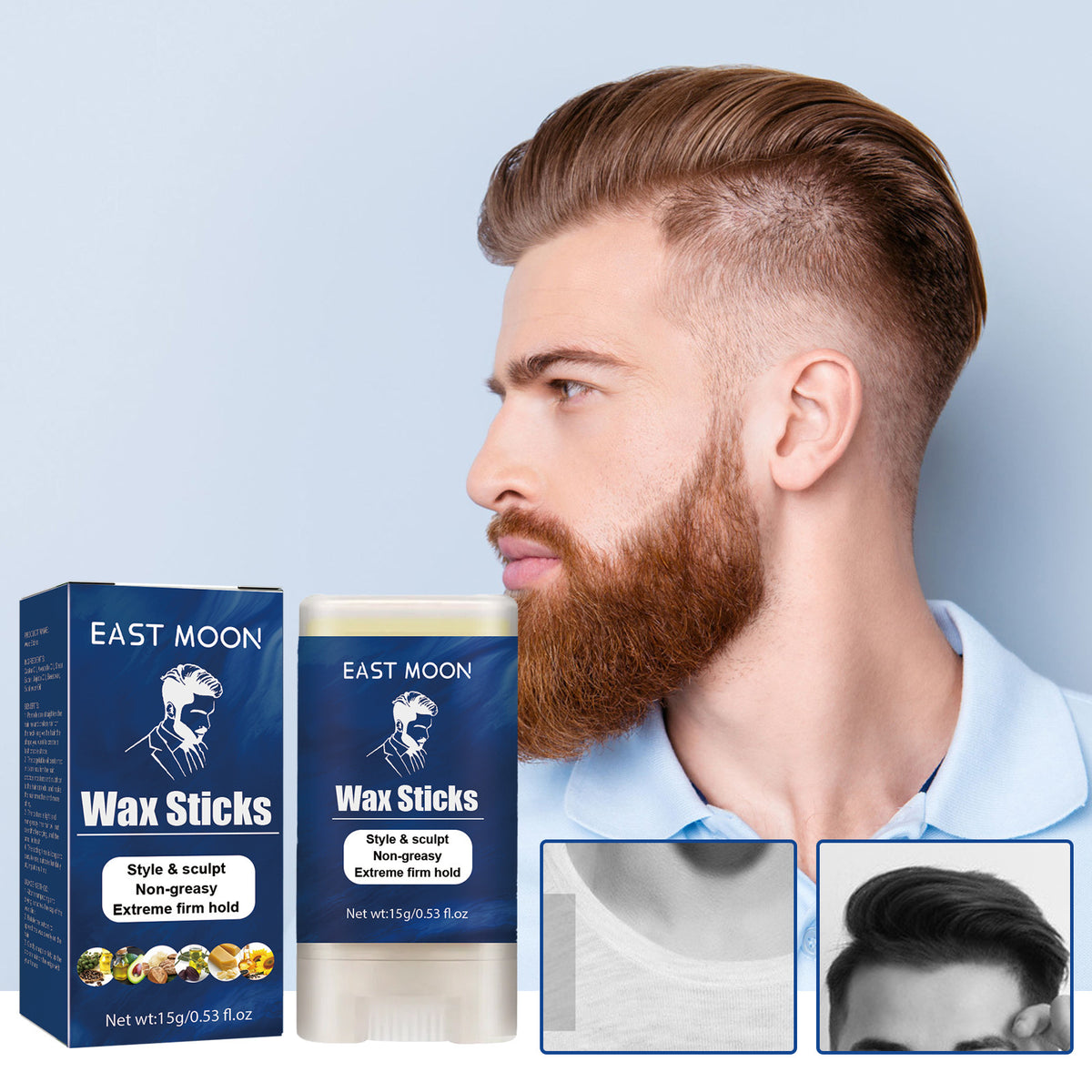 Household Personality Men's Hair Wax Stick