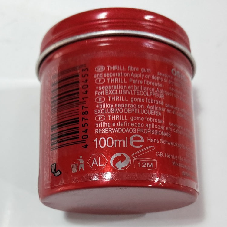 Grey hair mud hair wax