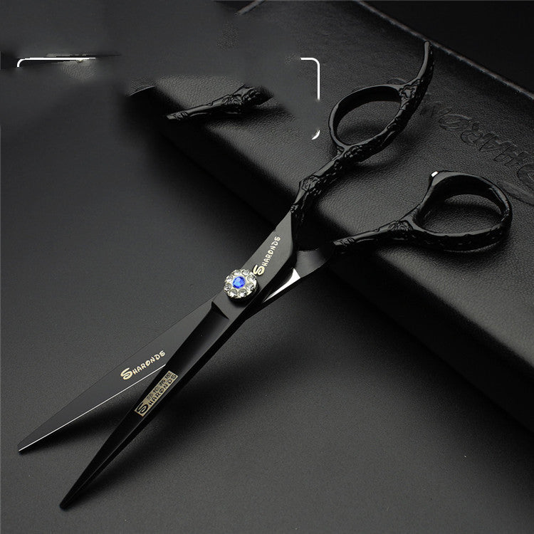 Rose Scissors 7 Inch Hairdressing Scissors To Thin Teeth Scissors Set