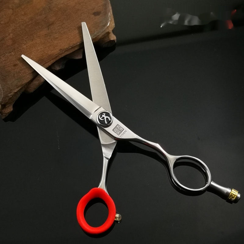 Flat And Tooth Scissors Hair Scissors Thinning Shear Seamless Hair Stylist