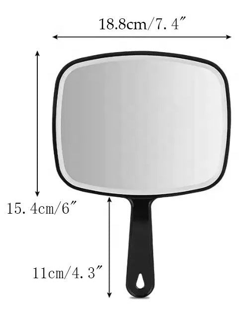 HD Handle Mirror Barber Portable