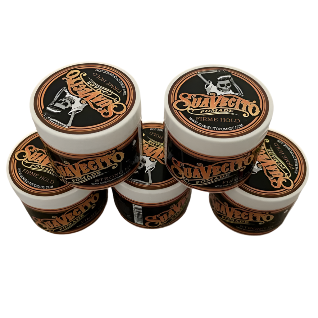 5PCS SUAVECITO Hairs Pomade Hair Style Wax Pomade Hair Skeleton Cream Slicked Oil Mud Keep Hair Men Oil not original
