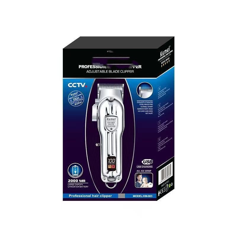 Electric Scissors USB Charging Oil Head LCD Hair Clipper