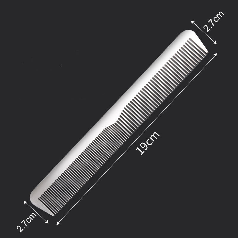Fine-toothed ultra-thin steel comb for barber shop