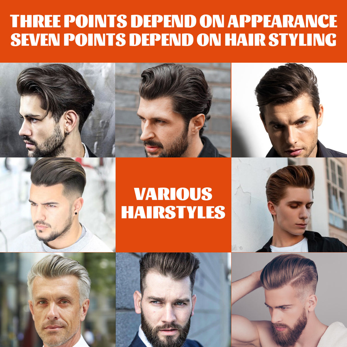 Men's Vintage Oil Hair Wax Modeling Moisturizing Lasting