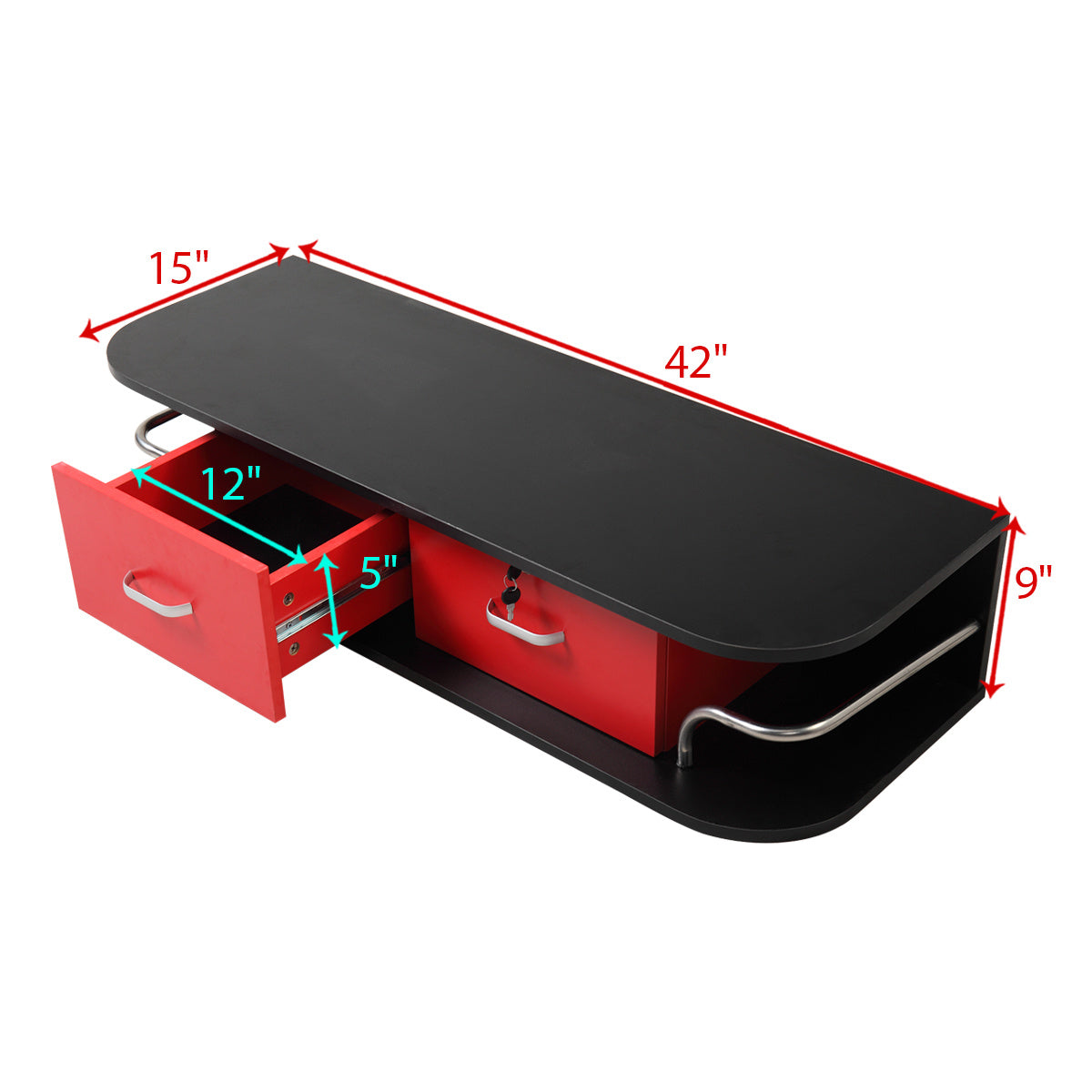 Particleboard Wall-mounted Barber Table