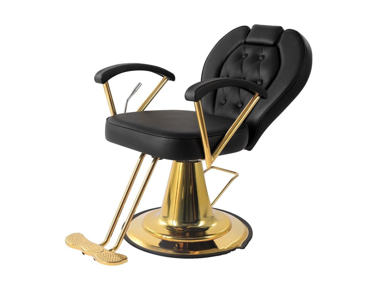Comfortable Golden Hair Salon Chair