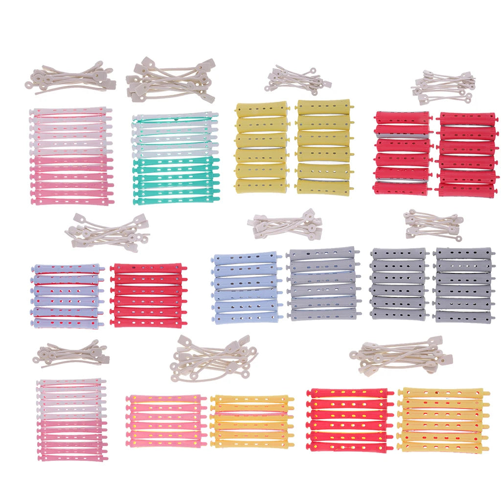 12 Pcs Wave Hairstying Perm Rod bars Curler Hairdressing Tool Set Salon Hair Rollers Set Hair Clips Hair Styling Tools