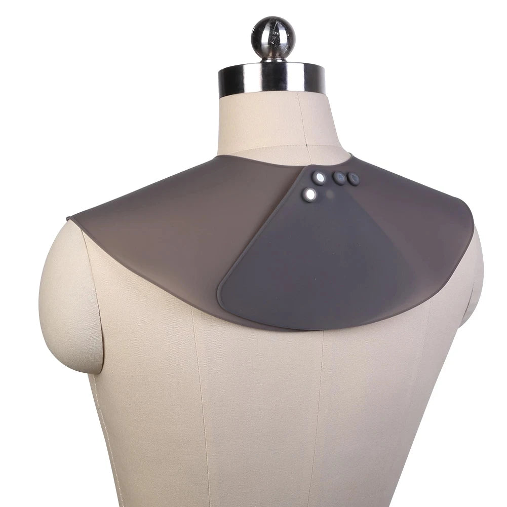 Waterproof Barber Silicone Hairdressing Cape with Shoulder Cover Pads Neck Cloak Hair Coloring Styling Tools Salon Accessories