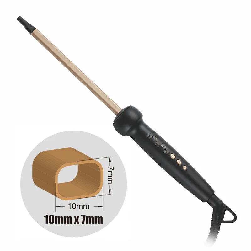 9mm Super Slim MCH Tight Curls  Chopstick Wand Ringlet Afro Hair Curler Curling Iron