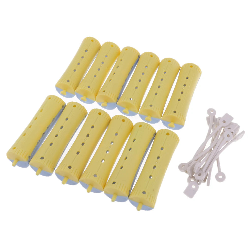 12 Pcs Wave Hairstying Perm Rod bars Curler Hairdressing Tool Set Salon Hair Rollers Set Hair Clips Hair Styling Tools