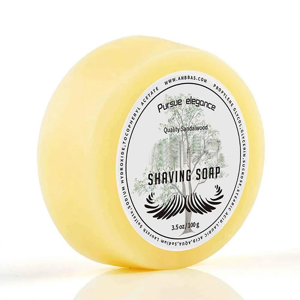 1PC High Quality Sandalwood Shaving Soap Refill 3.5OZ for Barber Traditional Wet Shave Lathering