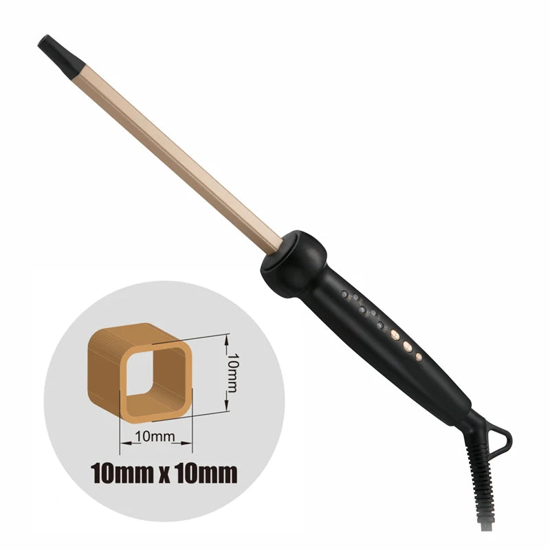 9mm Super Slim MCH Tight Curls  Chopstick Wand Ringlet Afro Hair Curler Curling Iron