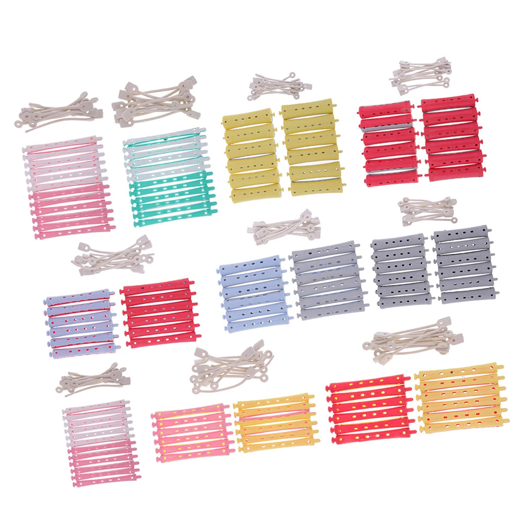 12 Pcs Wave Hairstying Perm Rod bars Curler Hairdressing Tool Set Salon Hair Rollers Set Hair Clips Hair Styling Tools