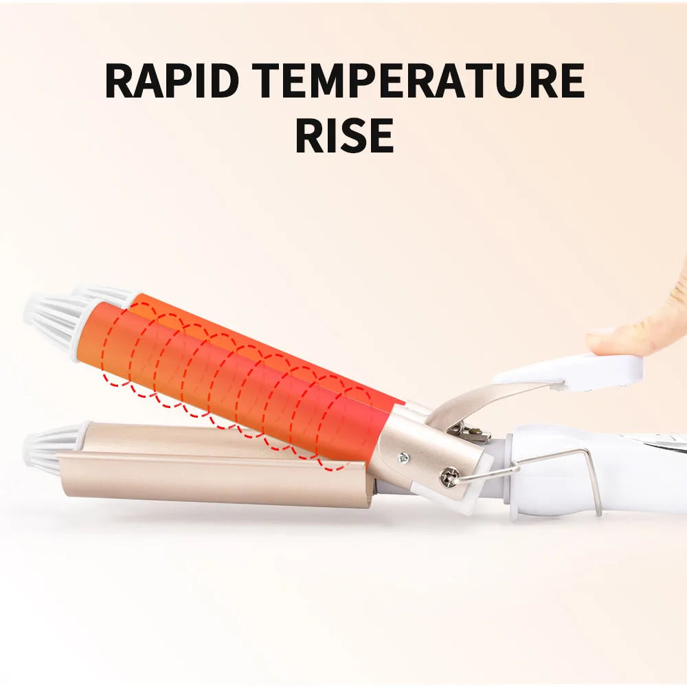 Professional Curling Iron Ceramic Triple Barrel Hair Styler Hair ELectric Curlers Electric Irons Curling Hair Waver Styling Tool