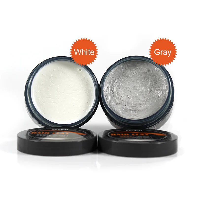 Sevich Retro Hair Styling Clay Mud 100g Long Lasting Stereotype Hair Wax for Men Strong Hold Hairstyles Matte Finished Molding