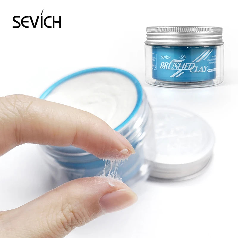Sevich Strong High Hold Hair Styling Clay Promades Low Shine Matte Finished Molding Cream Long Lasting Stereotype Hair Wax